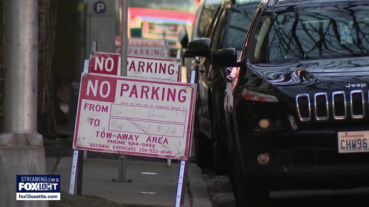 What closes and when for the Seahawks Super Bowl parade