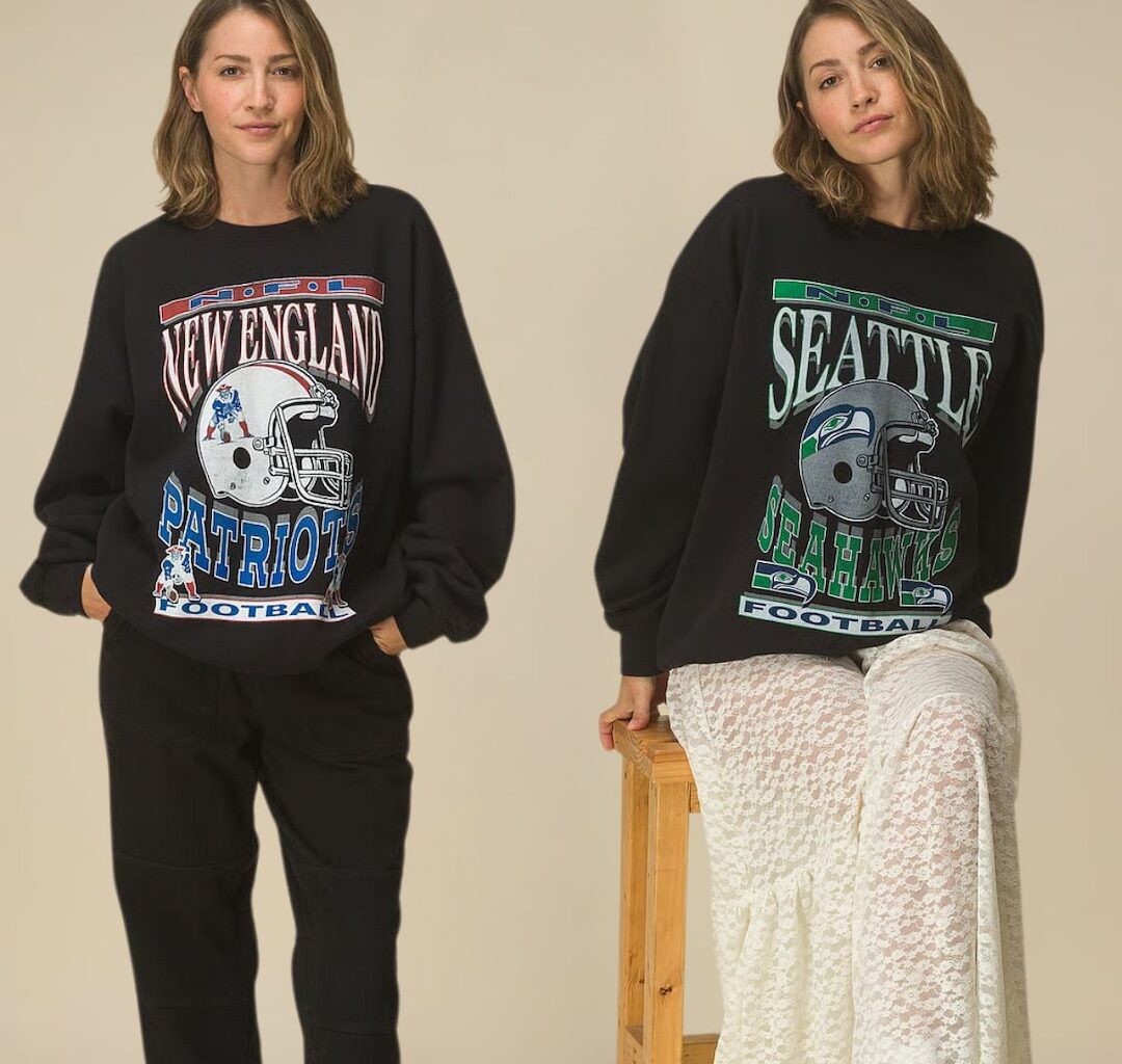 Seattle Seahawks & New England Patriots Merch to Wear for the Big Game