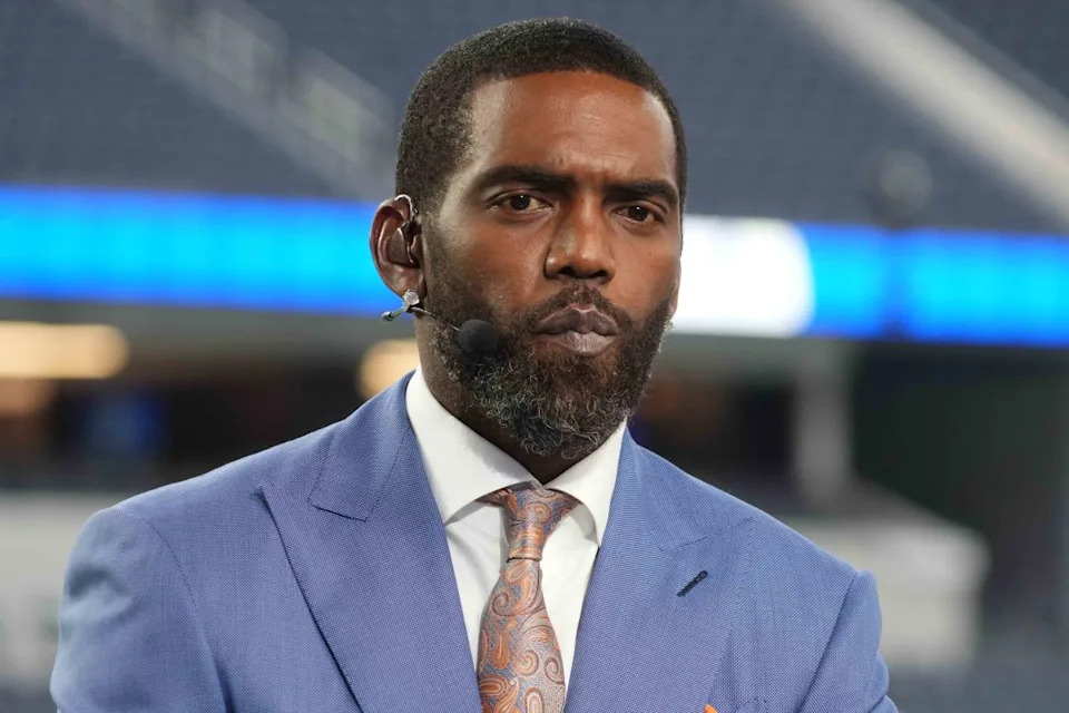 Former NFL wide receiver Randy Moss.© Kirby Lee-Imagn Images
