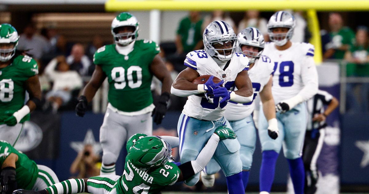 Cowboys agree to 3-year contract with RB Javonte Williams