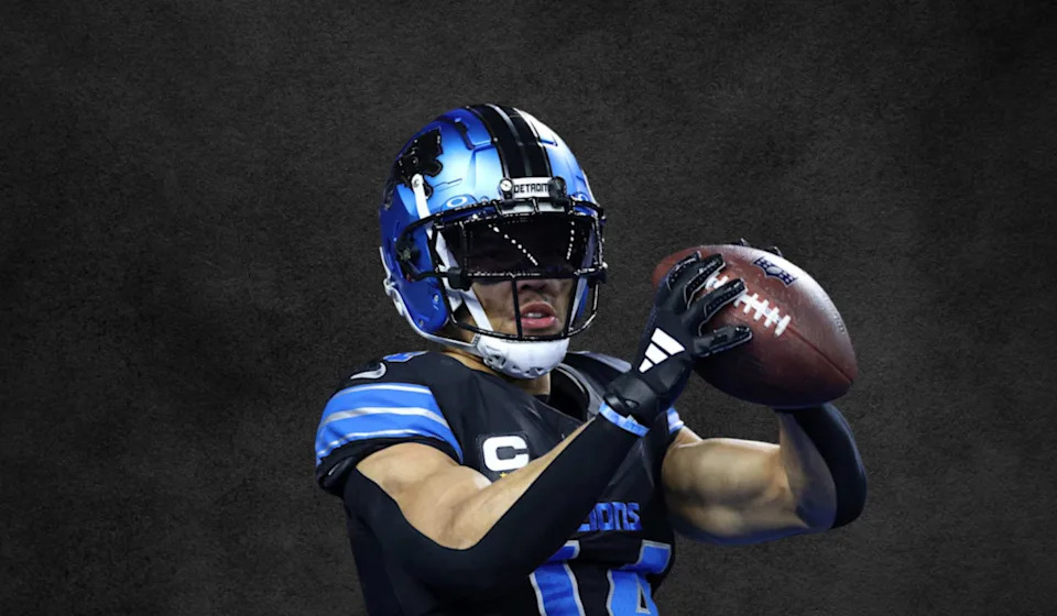 Amon-Ra St. Brown Madden 26 Celebration Amon-Ra St. Brown Kansas City Comments Detroit Lions 2025 wide receiver roster prediction Amon-Ra St. Brown Fined Amon-Ra St. Brown drops Amon-Ra St. Brown Injury Detroit Lions trade proposal