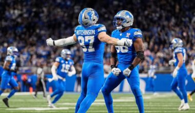 Detroit Lions DEs Aidan Hutchinson...