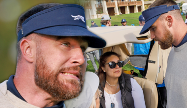 Travis Kelce Checks on Woman After Hitting Her with Golf Ball