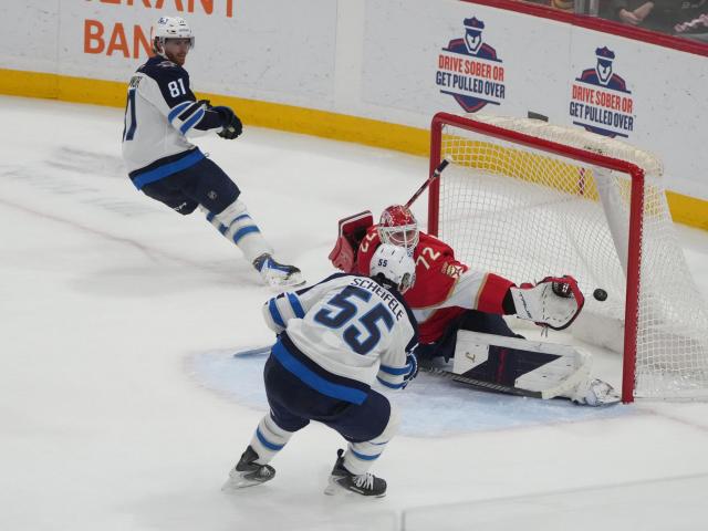 Scheifele's late goal lifts Jets to 2-1 win over Panthers, who drop their 3rd in a row :: WRALSportsFan.com