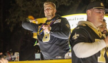 Saints’ Tyler Shough goes viral for Mardi Gras parade throws | Saints