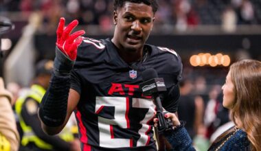 Falcons face new questions about Pearce's future with the team as pass-rush leader faces charges | NFL