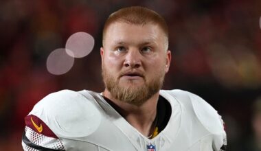 Washington Commanders release starting center Tyler Biadasz