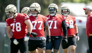 49ers offensive line rankings: How PFF graded San Francisco's starters in 2025