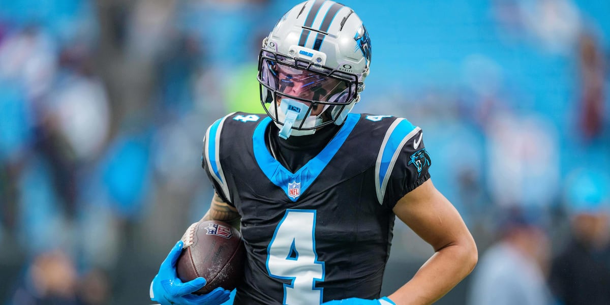 Panthers receiver Tetairoa McMillan wins 2025 AP Offensive Rookie of the Year