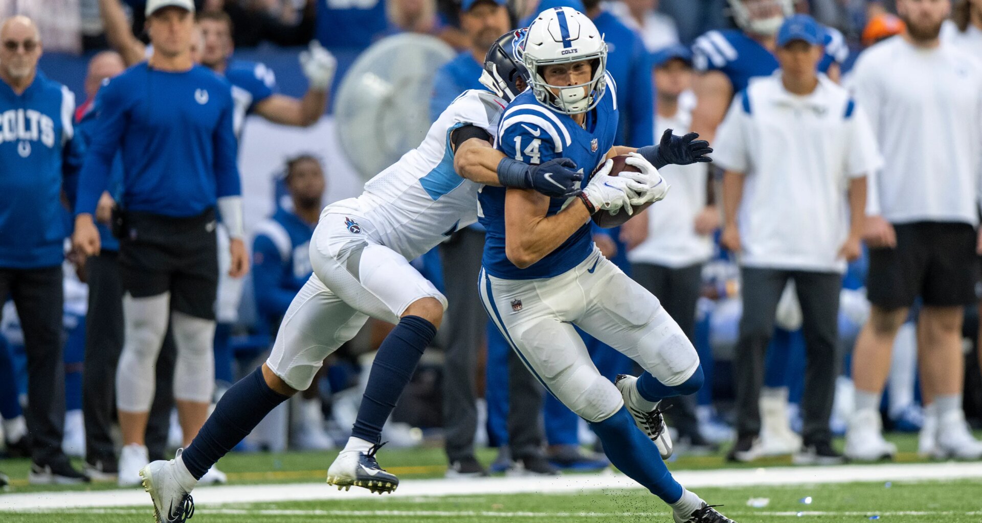 Tennessee Titans named 'best landing spot' for WR Alec Pierce