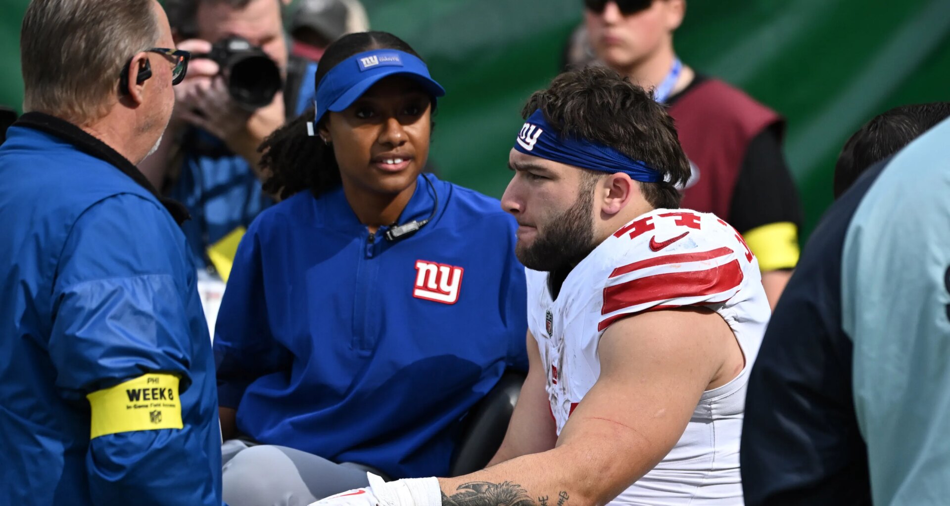 Giants' Cam Skattebo provides positive update on recovery from ugly injury