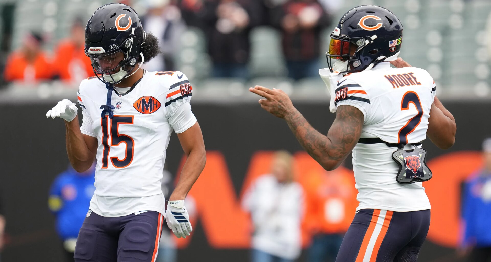 Grading DJ Moore, Luther Burden in 2025