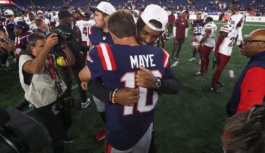 Jayden Daniels proud of Patriots' Drake Maye
