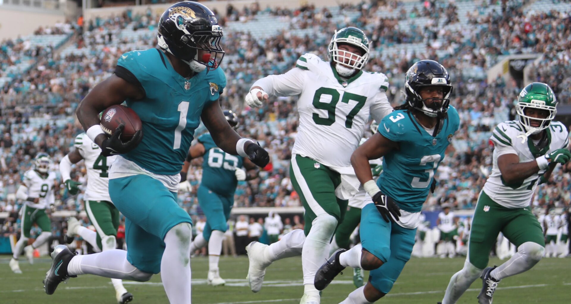 Breece Hall's contract situation with Jets affects Jaguars' Travis Etienne