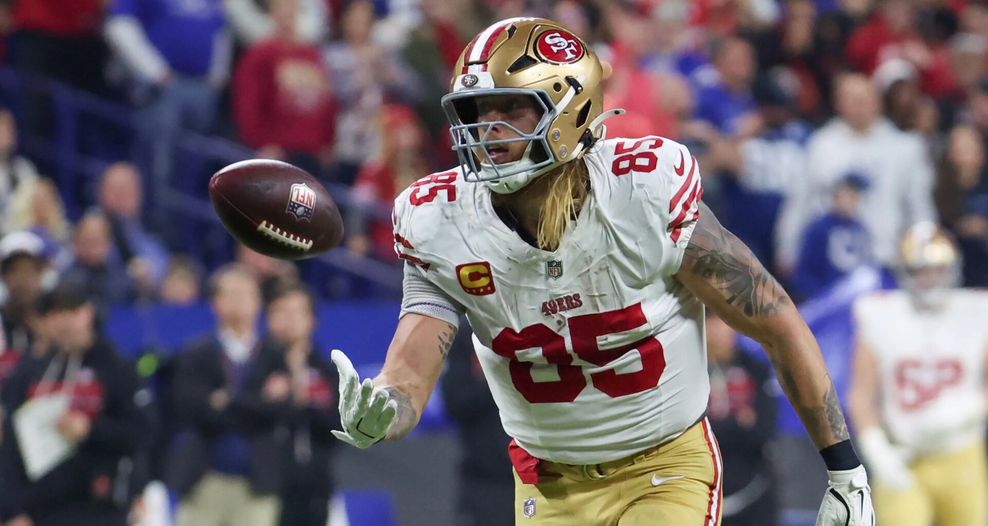 TE George Kittle 'aiming to be back by Week 1'