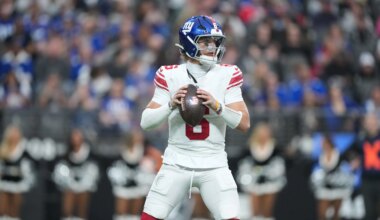 What is the over/under win total for the New York Giants in 2026?