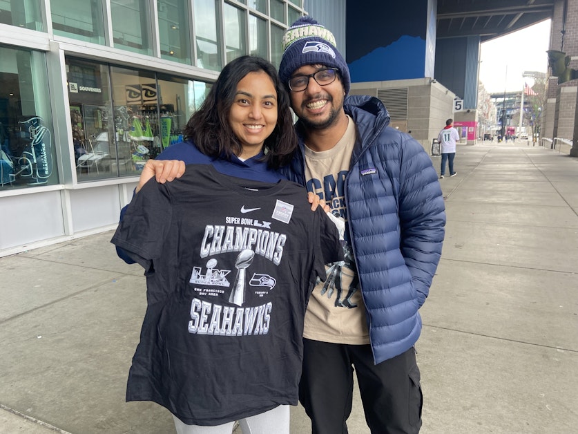 Seahawks super fans scoop up Super Bowl victory merch