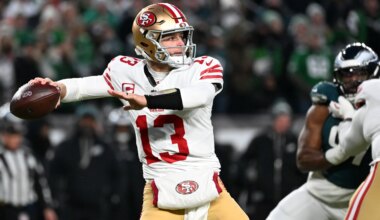 Where did 49ers QB Brock Purdy land on PFF's top 101 players of 2025?