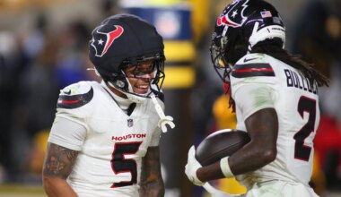 Texans DB Jalen Pitre named to PFF's Top 101 players of 2025