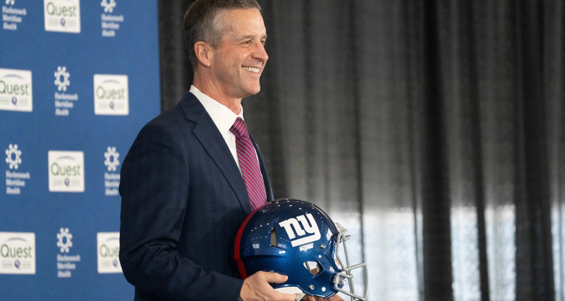 John Harbaugh gives Giants 'something they've been missing'