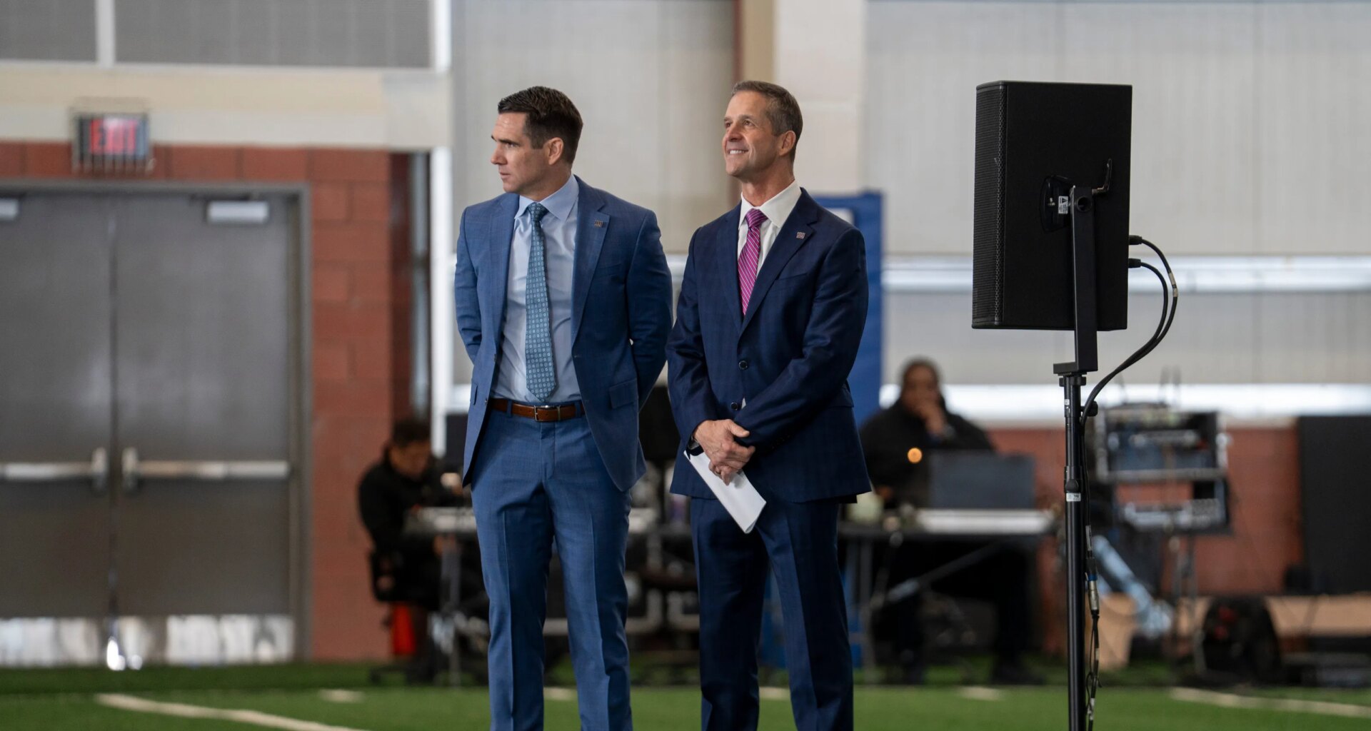 Giants' Joe Schoen, John Harbaugh will meet with reporters on Tuesday