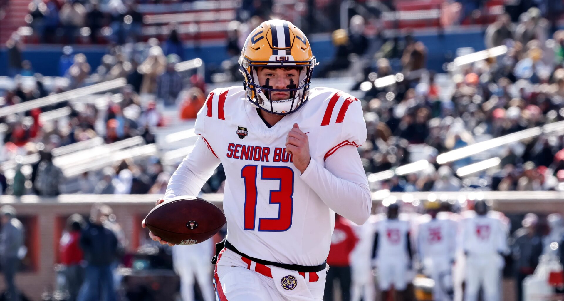 LSU quarterback Garrett Nussmeier is Senior Bowl MVP