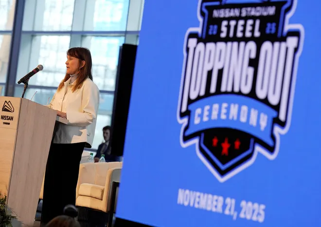 Tennessee Titans controlling owner Amy Adams Strunk.