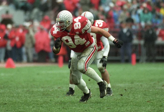 Mike Vrabel of the Ohio State Buckeyes.