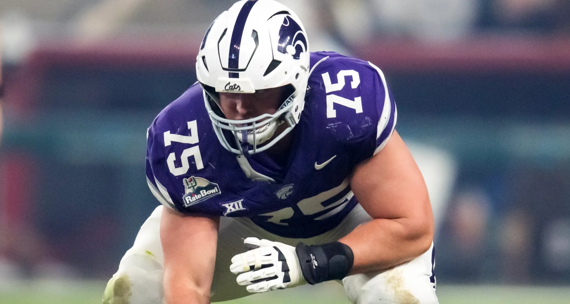 No. 62, Kansas State C Sam Hecht