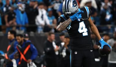 Panthers WR Tetairoa McMillan's favorite moment of his rookie season involves Cam Newton