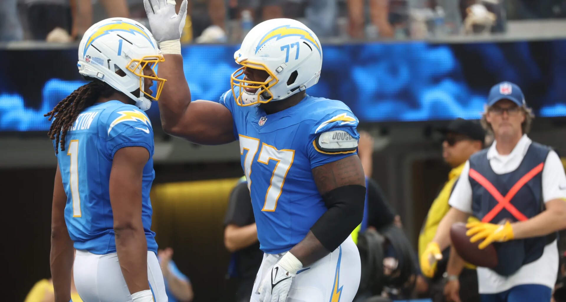 Could Zion Johnson reunite with former Chargers coach?