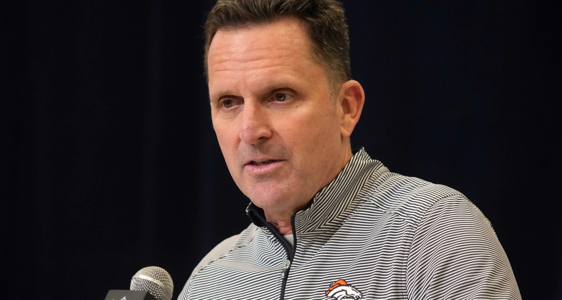 George Paton doesn't regret not trading for a WR