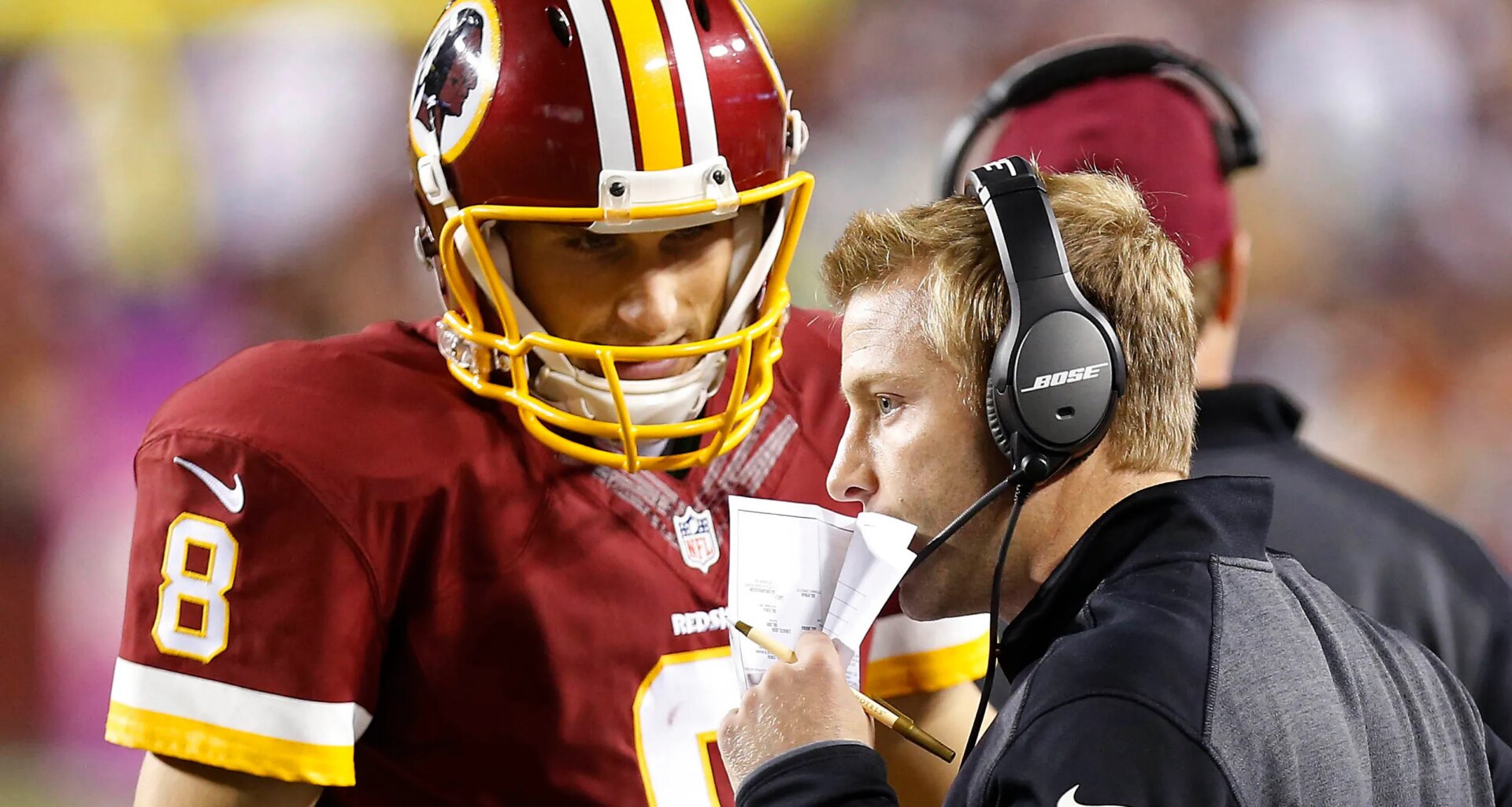 Kirk Cousins recalls Sean McVay's final game
