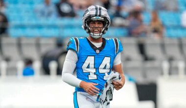 Notre Dame football alumnus re-signs with the Panthers at 40 years old