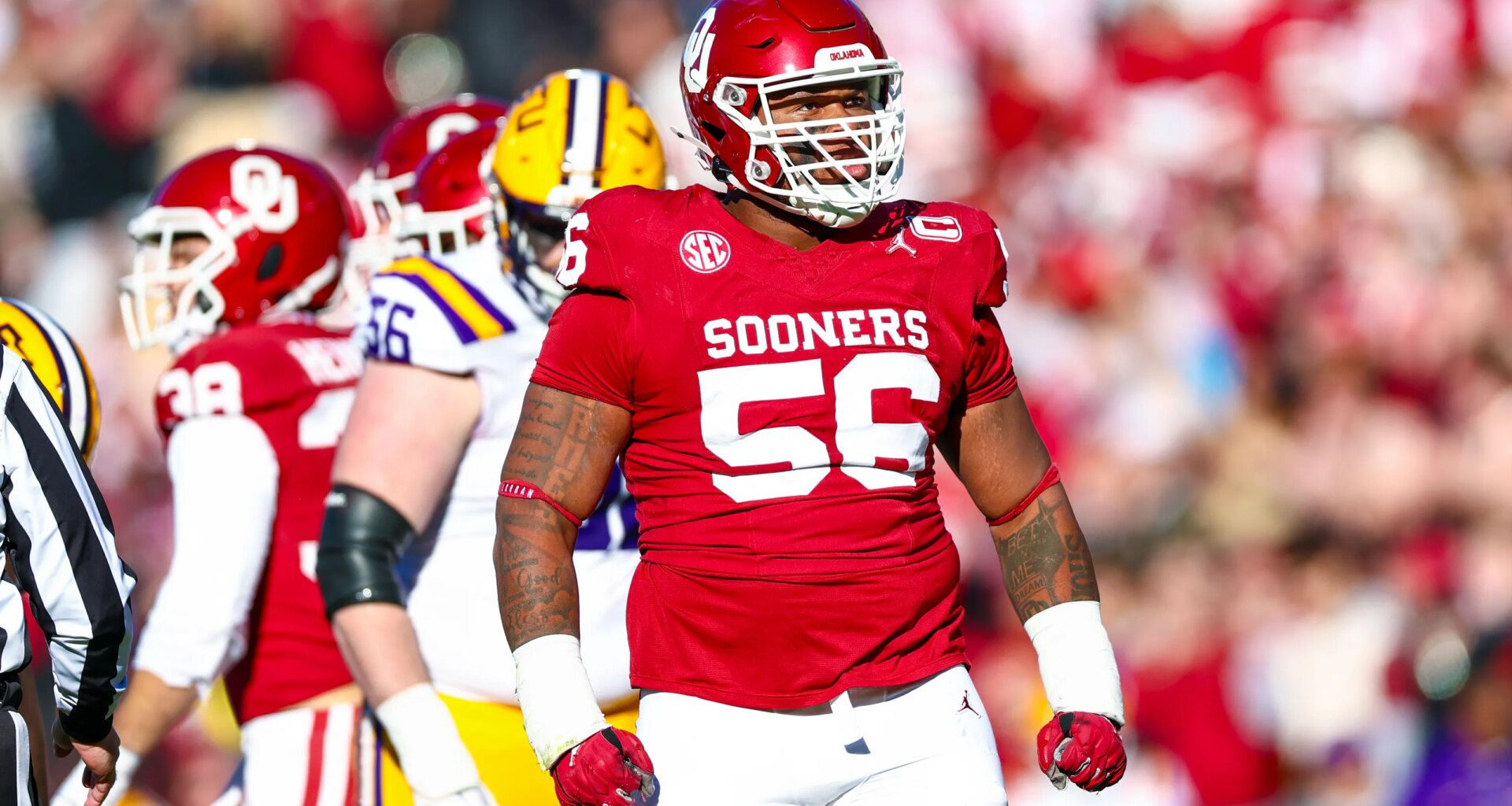 No. 65, Oklahoma DT Gracen Halton