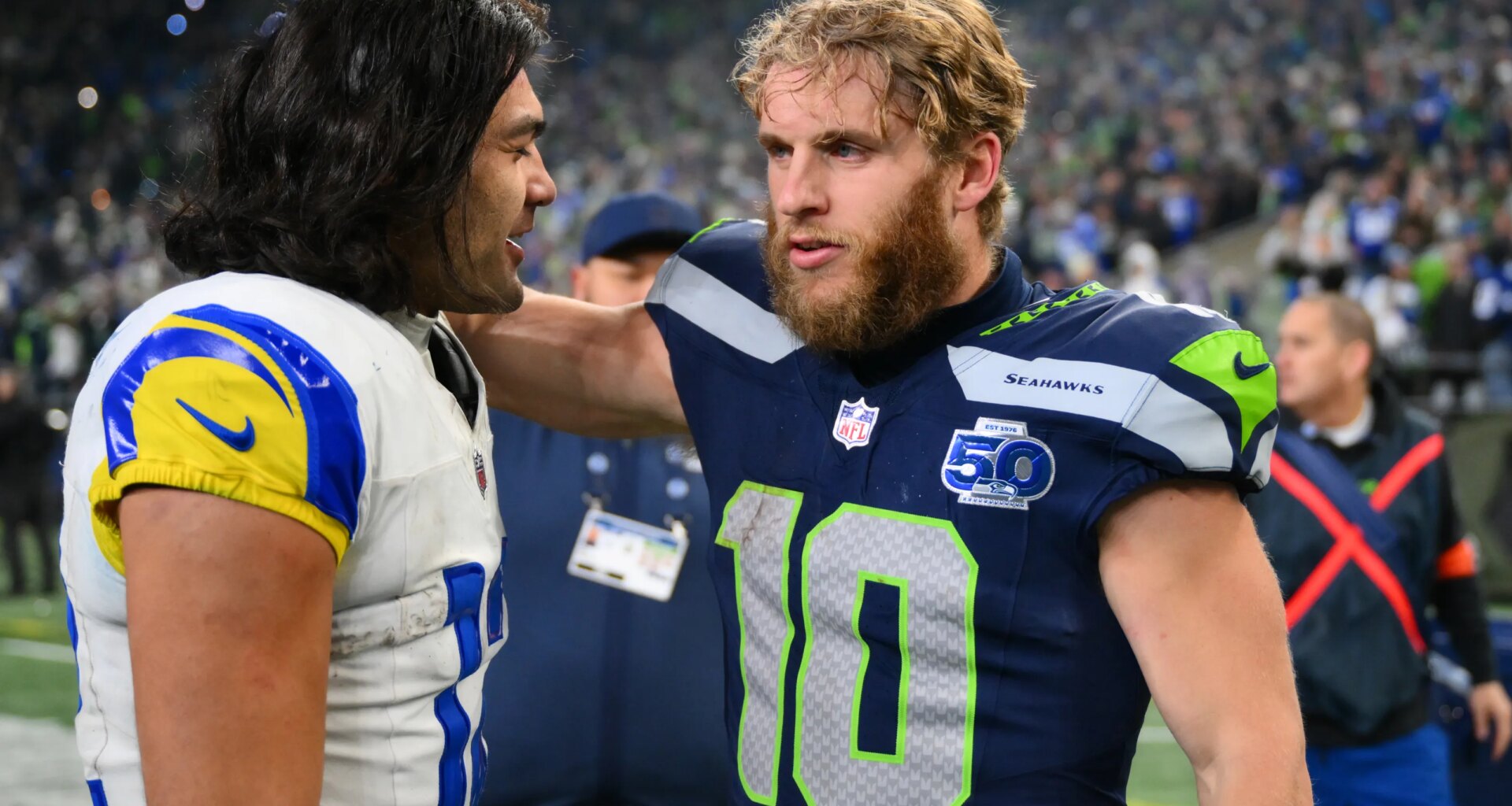 Rams' Puka Nacua, Seahawks' Cooper Kupp training together in LA