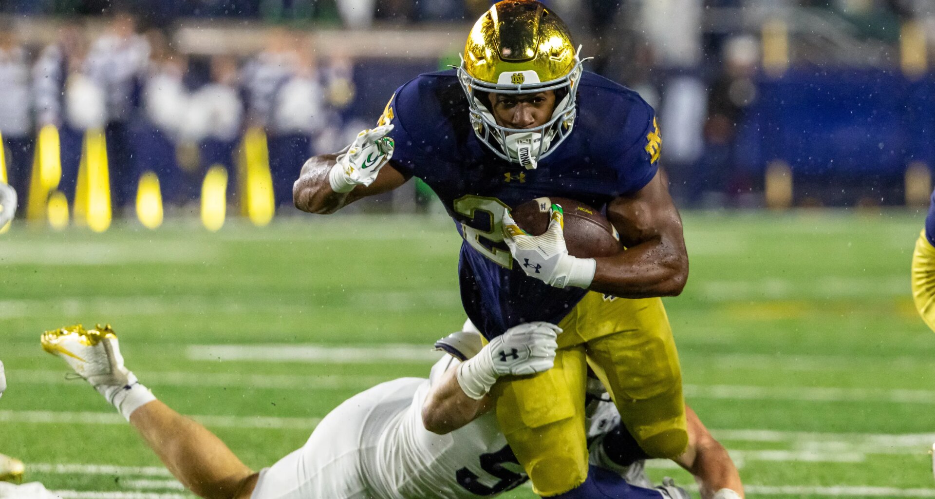 Notre Dame RB Jadarian Price meets formally with Texans