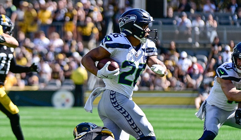 Pittsburgh Steelers Zach Charbonnet Seattle Seahawks