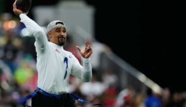 Jalen Hurts leads NFC past AFC in high-scoring Pro Bowl Games flag football exhibition :: WRAL.com