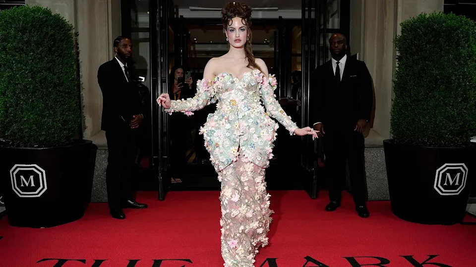Haley Kalil at the Met Gala in May 2024 in New York.