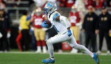 Detroit Lions star posts picture of knee on social media. Fans are very concerned