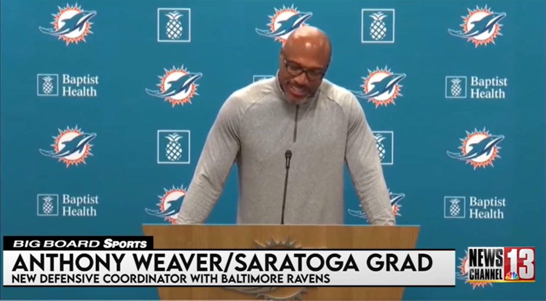 Saratoga native NFL Coach heading to the Baltimore Ravens