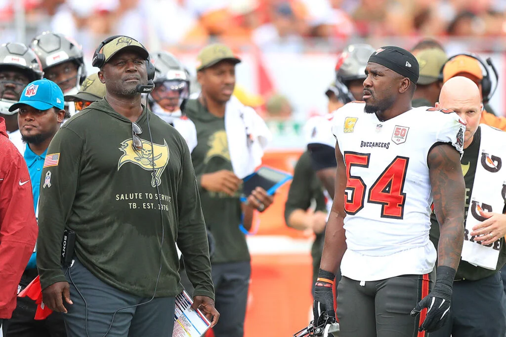 Bucs Head Coach Todd Bowles And Ilb Lavonte David