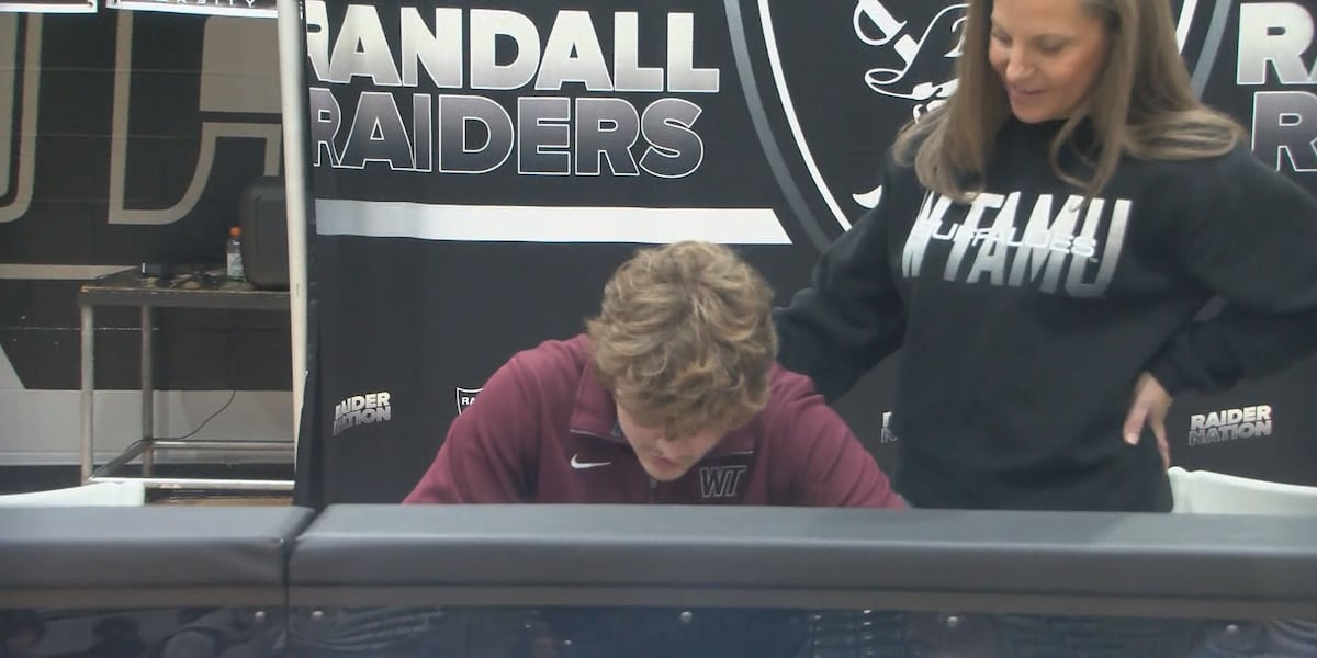 Randall’s Kaison Benton signs with West Texas A&M football