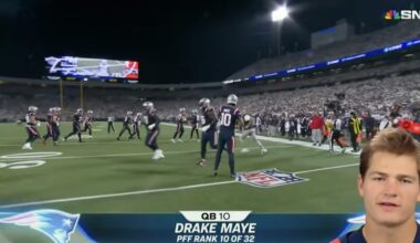 Drake Maye recorded a new Super Bowl intro for 'Sunday Night Football'