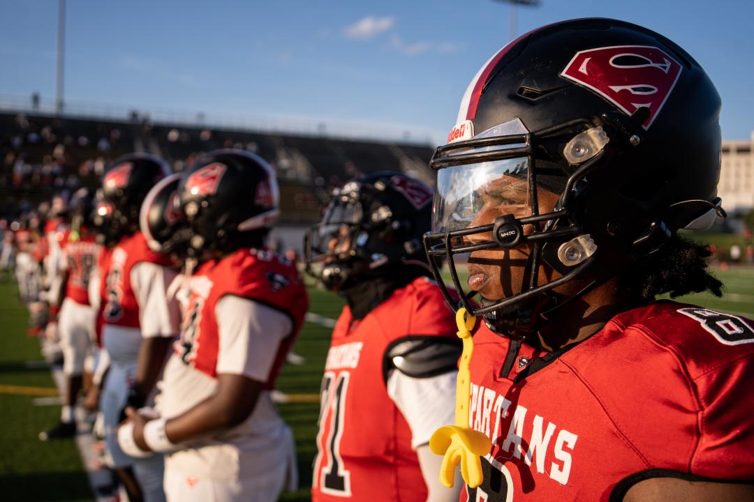 Lance Henderson (8) of South Durham. Jordan picked up a big win over Southern Durham on August 29, 2025 (Photo: Ray Black III/HighSchoolOT)