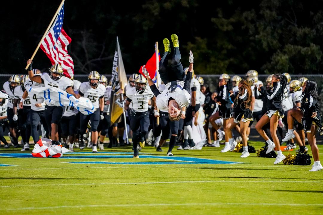 Bubba Sims (11) of Williams. Williams defeated Southeast Alamance on October 10, 2025 (Photo: Evan Moesta/HighSchoolOT)