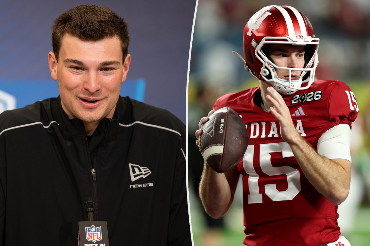 Presumed No. 1 pick Fernando Mendoza shines at NFL combine