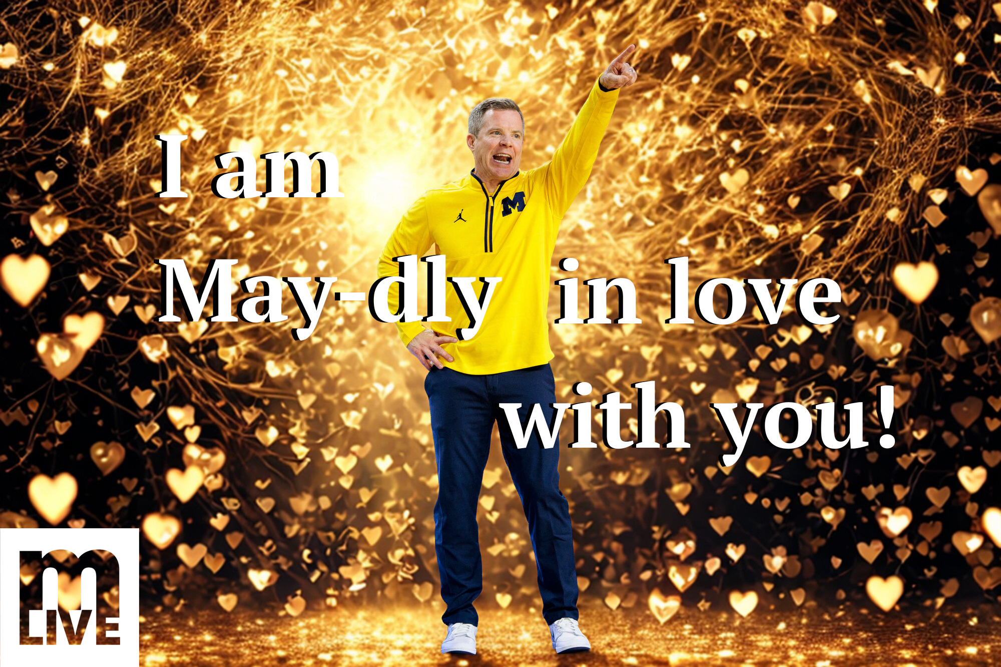 Dusty May, University of Michigan men’s basketball head coach.