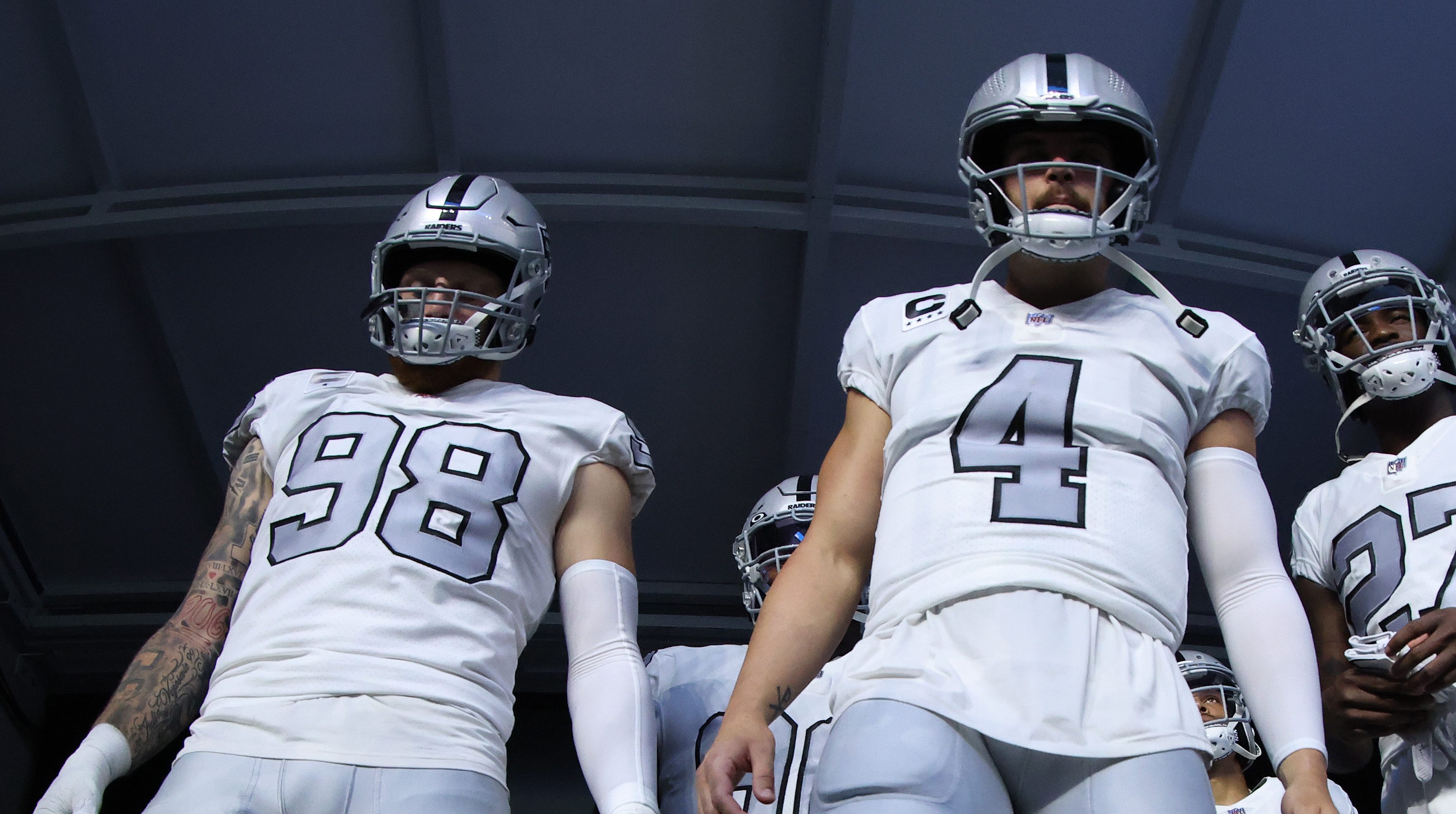 Maxx Crosby Derek Carr Las Vegas Raiders